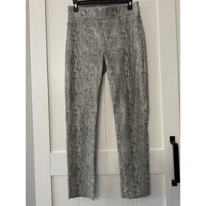 Joseph Ribkoff abstract pants sz 6 in black & silver